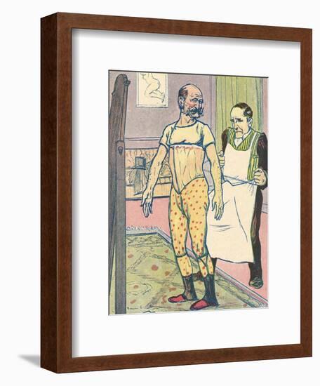 Male Corset, 1910-null-Framed Art Print