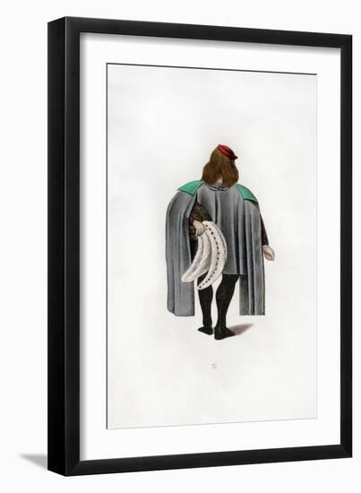 Male Dress, C1480-Henry Shaw-Framed Giclee Print