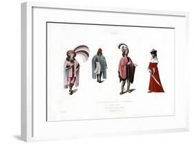 Male Dress, C1480-Henry Shaw-Framed Giclee Print