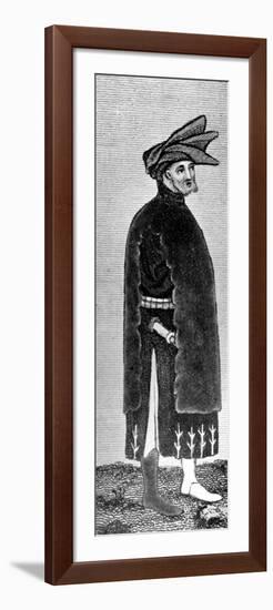 Male Dress, Late 14th Century-null-Framed Giclee Print