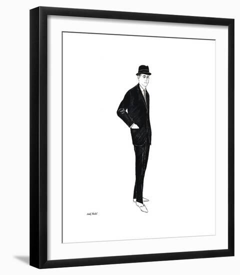 Male Fashion Figure, c. 1960-Andy Warhol-Framed Giclee Print