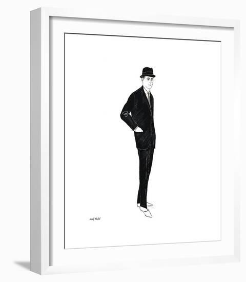 Male Fashion Figure, c. 1960-Andy Warhol-Framed Giclee Print