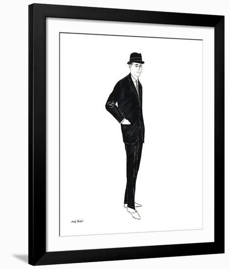 Male Fashion Figure, c. 1960-Andy Warhol-Framed Art Print