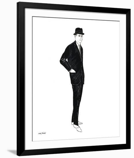 Male Fashion Figure, c. 1960-Andy Warhol-Framed Art Print