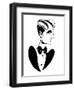 Male fashion: tuxedo and bow tie-Neale Osborne-Framed Giclee Print