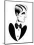 Male fashion: tuxedo and bow tie-Neale Osborne-Mounted Giclee Print