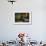 Male Figure in Abandoned Building with Televisions-Nathan Wright-Framed Photographic Print displayed on a wall