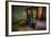 Male Figure in Abandoned Building with Televisions-Nathan Wright-Framed Photographic Print