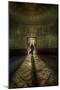Male Figure in Abandoned Building-Nathan Wright-Mounted Photographic Print