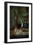 Male Figure in Abandoned Building-Nathan Wright-Framed Photographic Print