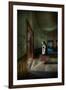 Male Figure in Abandoned Building-Nathan Wright-Framed Photographic Print