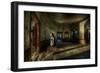 Male Figure in Abandoned Building-Nathan Wright-Framed Photographic Print