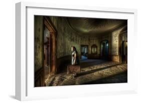 Male Figure in Abandoned Building-Nathan Wright-Framed Photographic Print