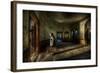 Male Figure in Abandoned Building-Nathan Wright-Framed Photographic Print