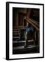 Male Figure in Abandoned Building-Nathan Wright-Framed Photographic Print