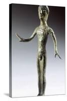 Male Figure Making an Offering, Bronze Figurinette from Brolio-null-Stretched Canvas