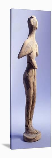 Male Figure, Terracotta Statues from Petsofa-null-Stretched Canvas