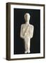 Male Figure Wearing Bandoleer Statue from Syros, Greece, Front, Cycladic Culture, 3rd Millennium BC-null-Framed Giclee Print