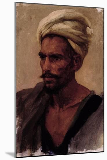 Male Figure with a Turban, 1865-Frederic Leighton-Mounted Giclee Print