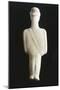 Male Figure with Bandoleer Statue from Syros, Greece, Back, Cycladic Culture-null-Mounted Giclee Print