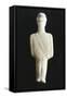 Male Figure with Bandoleer Statue from Syros, Greece, Back, Cycladic Culture-null-Framed Stretched Canvas