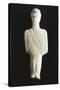 Male Figure with Bandoleer Statue from Syros, Greece, Back, Cycladic Culture-null-Stretched Canvas