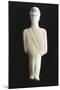 Male Figure with Bandoleer Statue from Syros, Greece, Back, Cycladic Culture-null-Mounted Giclee Print