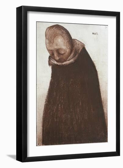 Male Figure with Bowed Head-Eugenio Prati-Framed Giclee Print