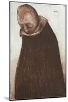 Male Figure with Bowed Head-Eugenio Prati-Mounted Giclee Print