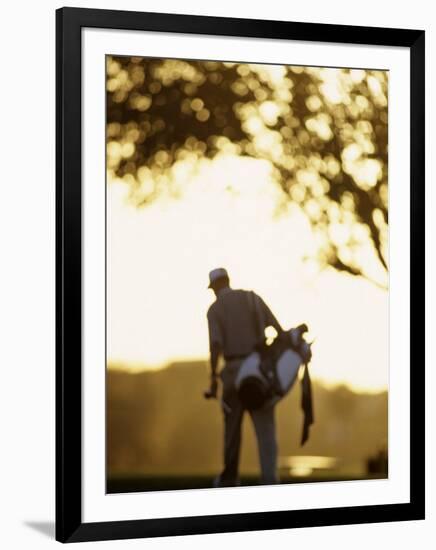 Male Golfer after Shooting a Round-Chris Trotman-Framed Photographic Print