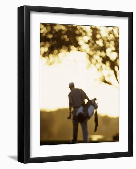 Male Golfer after Shooting a Round-Chris Trotman-Framed Photographic Print