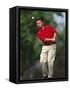 Male Golfer in Action-Chris Trotman-Framed Stretched Canvas