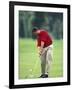 Male Golfer in Action-Chris Trotman-Framed Photographic Print