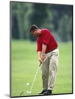 Male Golfer in Action-Chris Trotman-Mounted Photographic Print