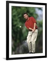 Male Golfer in Action-Chris Trotman-Framed Photographic Print