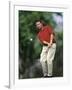 Male Golfer in Action-Chris Trotman-Framed Photographic Print