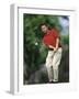 Male Golfer in Action-Chris Trotman-Framed Photographic Print