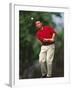 Male Golfer in Action-Chris Trotman-Framed Photographic Print