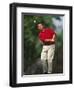 Male Golfer in Action-Chris Trotman-Framed Photographic Print