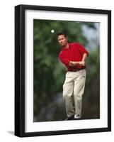 Male Golfer in Action-Chris Trotman-Framed Photographic Print