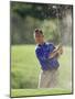 Male Golfer in Action-Chris Trotman-Mounted Photographic Print