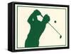 Male Golfer-Crockett Collection-Framed Stretched Canvas