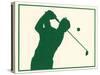 Male Golfer-Crockett Collection-Stretched Canvas
