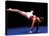 Male Gymnast Performing on the Floor Exercise-null-Stretched Canvas