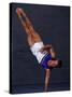 Male Gymnast Performing on the Floor Exercise-null-Stretched Canvas