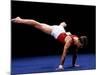Male Gymnast Performing on the Floor Exercise-null-Mounted Photographic Print