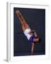 Male Gymnast Performing on the Floor Exercise-null-Framed Photographic Print