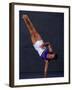 Male Gymnast Performing on the Floor Exercise-null-Framed Photographic Print