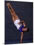 Male Gymnast Performing on the Floor Exercise-null-Mounted Photographic Print