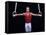 Male Gymnast Performing on the Rings-null-Framed Stretched Canvas